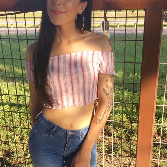 Tobi XS Striped crop top - Picture 5 of 5